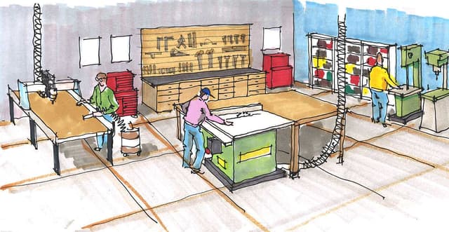 Makerspace illustration
